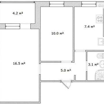 Продаж 2к Квартира Штурманський провулок