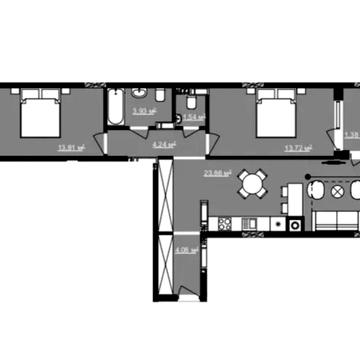 Квартира в ЖК В4 ЖК В4