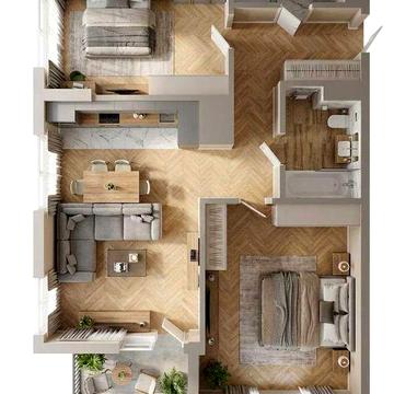 Продажа 3к квартиры ЖК Французкий квартал-2 82м2 ЖК Французкий квартал-2