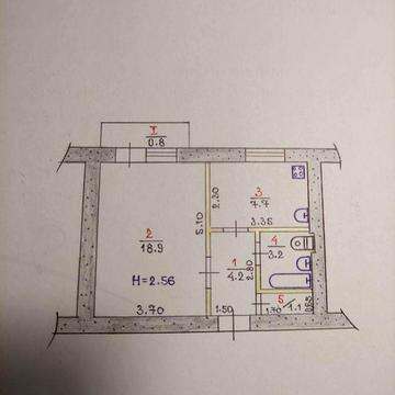 Продаж 1-кімнатна "чешка" 129кв