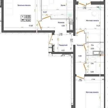 Продаж 3к Квартира Доківська вулиця ЖК Атлант