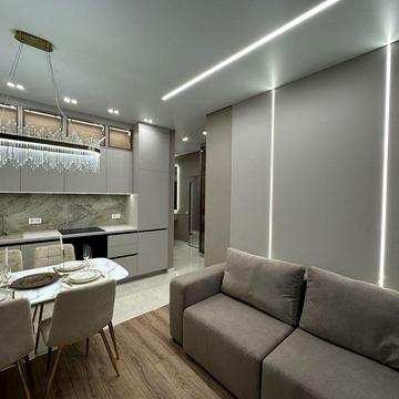 Красивая 2к студия в ЖК Атмосфера