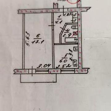 Продам 1-комнатную квартиру на правом берегу