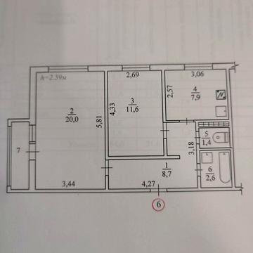 2-кімнатна квартира в центрі Вараша | 54 м² | 2-й поверх | Власник ЖК Вараш