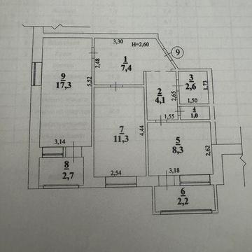 Квартира 2-х кімнатна 57 кв.м. Не пожалкуєте