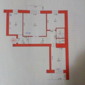 Продаж 3 кімнатної квартири район лікарні