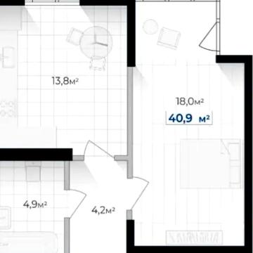 Продам 1- но кім квартиру район каскад ЖК Соната