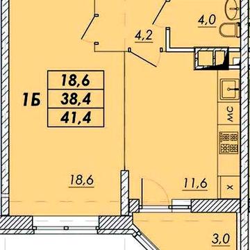 ЖК Прохоровский квартал. Секция 3.1 Срочно ! 42 м. ЖК Прохоровский квартал