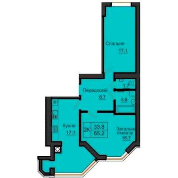 Продам 2 к.квартиру ЖК  Софія Резиденс  65.2 м2 ЖК Софія резиденс