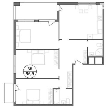 Продаж 3к Квартира Широка вулиця ЖК Гринвуд-3