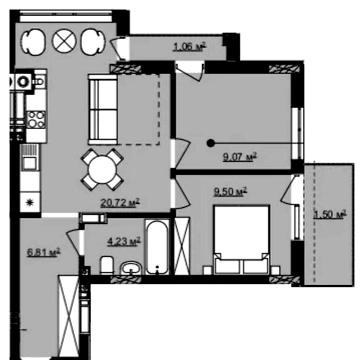Продаж 2к Квартира Капушанська (Перемоги) вулиця ЖК В4