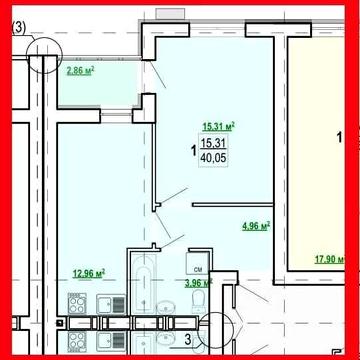 РЕАЛЬНАЯ 40м2 ЖК Гидропарк, Продам 1 комн квартиру AB ЖК Гидропарк