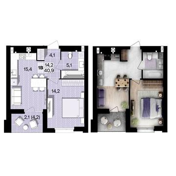 Продаж 1к Квартира Ватутіна вулиця ЖК Lavanda Park