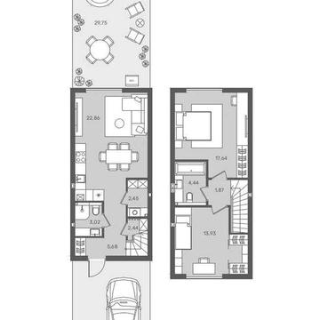 Продаж Таунхауса 74м2 з Газом від Забудовника ЖК Санвиль Парк ЖК Sanville Park