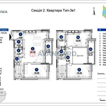 Без %! Від забудовника! 3 кімнатна 135м дворівнева ЖК Maxima Печерська ЖК Maxima Residence