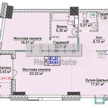 Продажа квартира 81,3 м2 в ЖК Новопечерские Липки 8 очередь 5 дом ЖК Новопечерські Липки