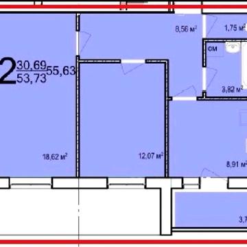 Продам двухкомнатную квартиру новострой ЖК Птичка ул. Барабашова 14.L ЖК Птичка