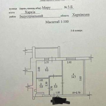 Продам 1к.квартиру, Мира 5Б ЖК Мира