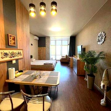 1 комнатная возле моря ЖК Аквамарин - с ремонтом и мебелью - вид моря