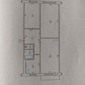 3-кімнатна квартира на Алмазному