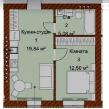 Продаж 1к Квартира Миколи Амосова провулок