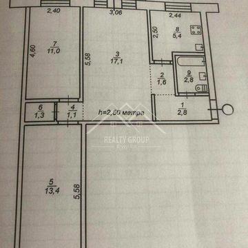 Продаж 3к квартири біля ЦМ ринку
