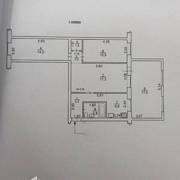 Продаж 3к Квартира Космонавтів вулиця