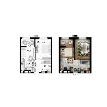 Продаж 1к Квартира Максимовича вулиця ЖК FORREST – жилое пространство