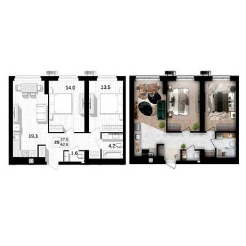 Продаж 2к Квартира Максимовича вулиця ЖК FORREST – жилое пространство