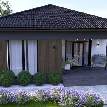 Будинок з гаражем неподалік озера