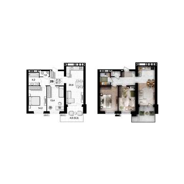 Продаж 2к Квартира Максимовича вулиця ЖК FORREST – жилое пространство