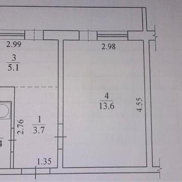 Продам 1-к квартиру Касіяна 6Б