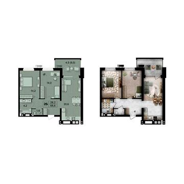 Продаж 2к Квартира Максимовича вулиця ЖК FORREST – жилое пространство