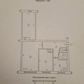 Продаж 3к квартири, район Мотель