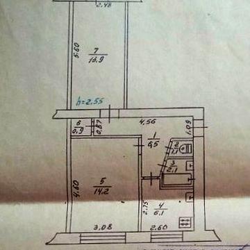 Найдешевша 2Кімн в цегляному будинку,роздільні кімнати