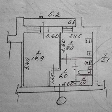 1 кім 40 м2 в цегляній багатоповерхівці СОНЯЧНИЙ (718392)