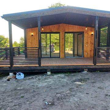 ЕКО будинок Деревяний модульний будинок 54м2