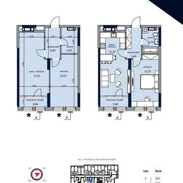 Продається однокімнатна квартира в ЖК Новий Автограф поверх 18 ЖК Новий Автограф