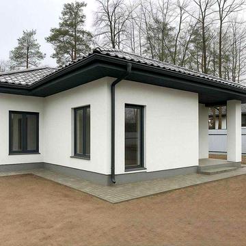 Якісний будинок з керамічної цегли з газом в оточені сосен, 2%