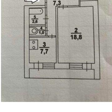 Простора 1- кімн квартира 43,4 кв м, на вул. Деміївська, 35-Б