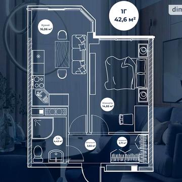 Продаж 1к Квартира 28-ї Бригади (Паустовського) вулиця ЖК Новая Европа