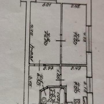 Квартира з меблями, гаражем та ділянкою (2 кімнати, 1 поверх)