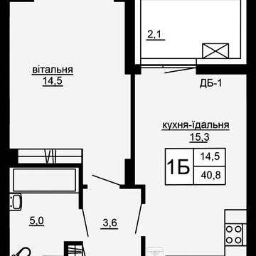 Продаж 1к Квартира Підволочиське шосе ЖК Варшавский deluxe