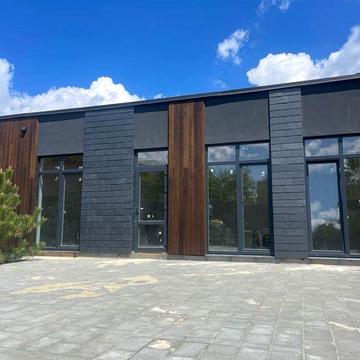 1 этажный коттедж с камином