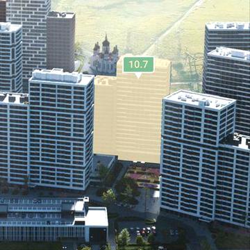 Жк „Варшавський 3”, дім 10.7, тип 2С5 Жк Варшавський 3