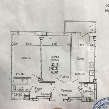 Квартира 2 кімнатна ЖК Меридіан