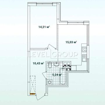 Продаж 1к ( 45м2) в ЖК Варшавському 3/ на 7 поверсі ЖК Варшавський