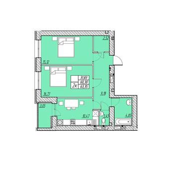 Продаж 2к Квартира Шептицького Андрія Митрополита вулиця