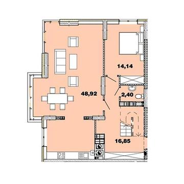 Продаж 4к Квартира Кришталева вулиця ЖК Crystal Avenue