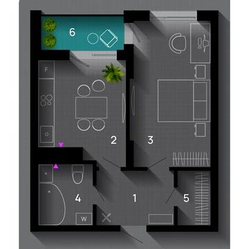 Продаж 1к Квартира Хриплинська вулиця ЖК SKYGARDEN